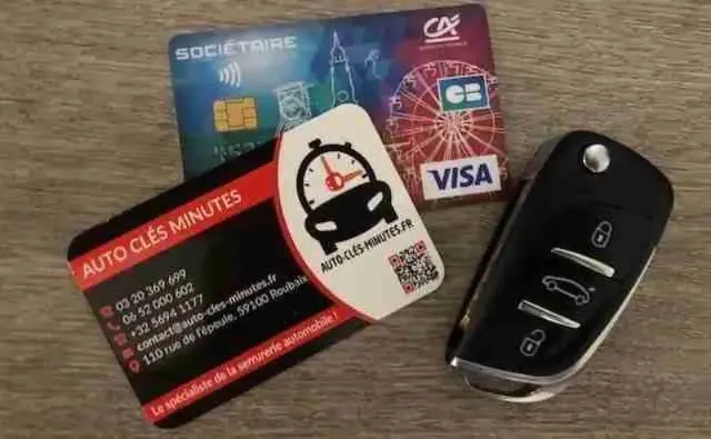prise en charge assurance carte bancaire pour reproduction clés de voiture