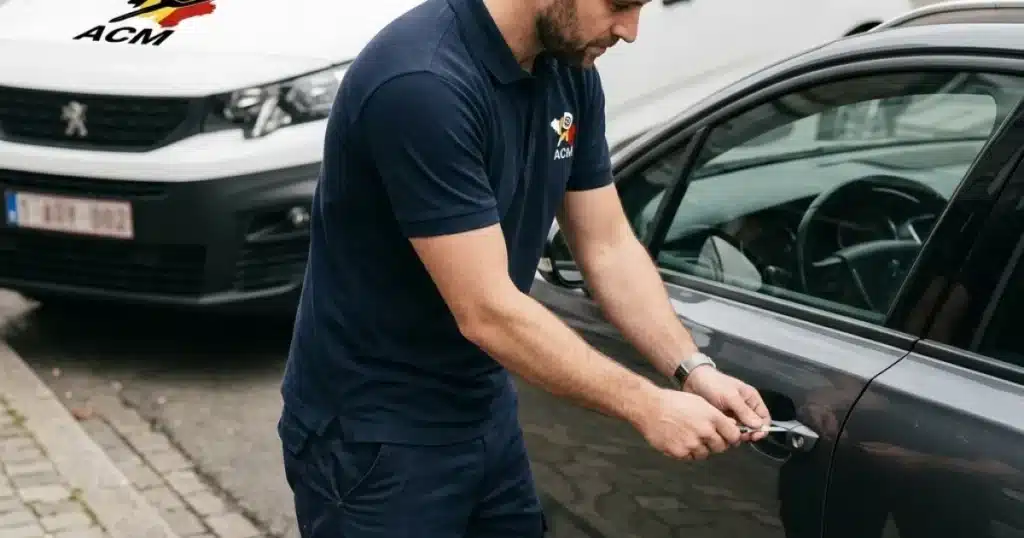 Serrurier automobile reçoit une clé de voiture à programmer à Saint-Josse-ten-Noode