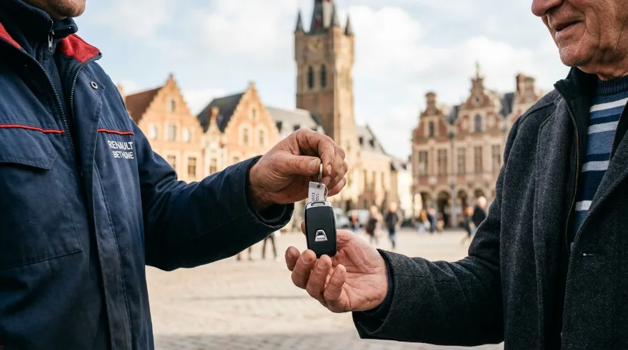 Clé de voiture programmée par Auto Clés Minutes pour un client à Béthune