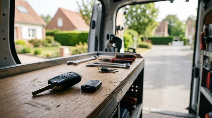 Clé de voiture programmée par Auto Clés Minutes pour un client à Ronchin