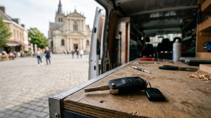 Clé de voiture programmée par Auto Clés Minutes pour un client à Seclin