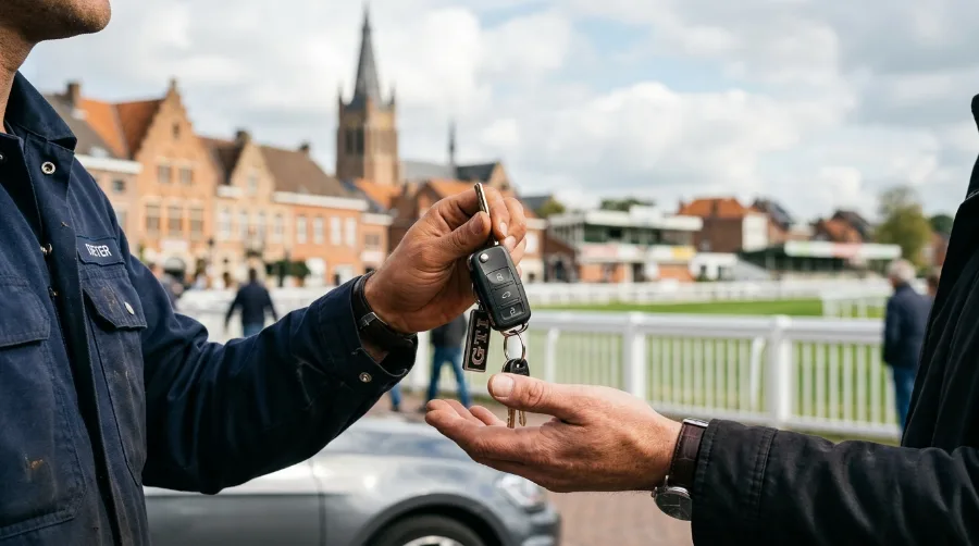 Clé de voiture programmée par Auto Clés Minutes pour un client à Waregem
