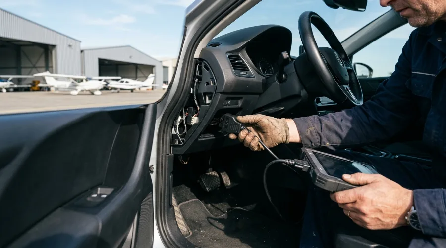 Clé de voiture programmée par Auto Clés Minutes pour un client à Wevelgem