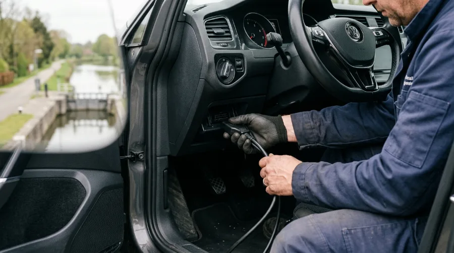 Clé de voiture programmée par Auto Clés Minutes pour un client à Zwevegem