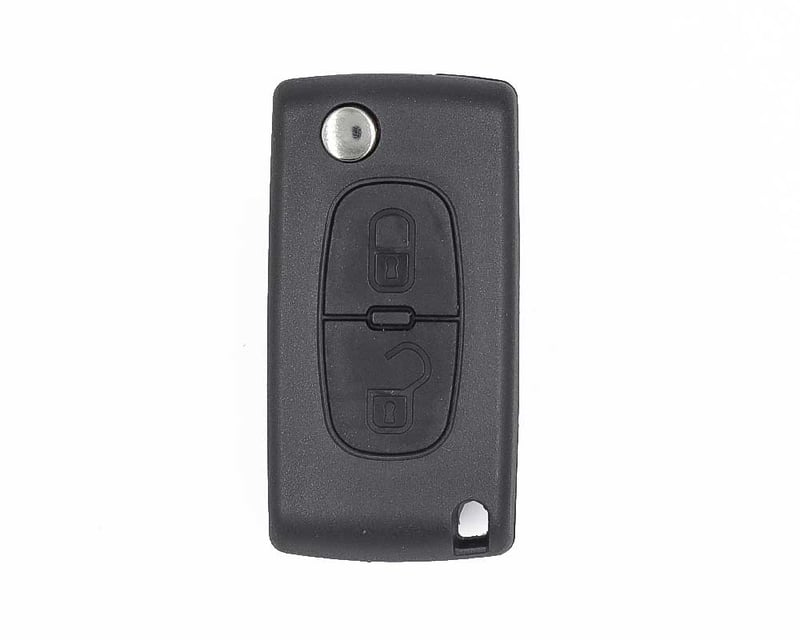 Clés Citroën : les modèles de clé Double de clé pliante 2 boutons Peugeot pour 207, 308 et 3008, et Citroën pour C4, C4 Picasso et Jumpy