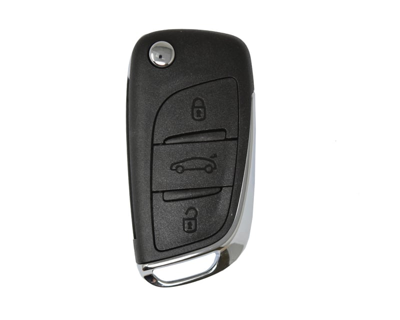 Clés Citroën : les modèles de clé Double de clé pliante 3 boutons Citroën pour C4 Picasso, C-Elysée, Jumpy et Jumper