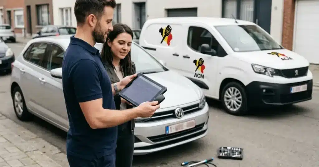 keyless startbadge verloren Sint-Truiden autoslotenmaker oplossing